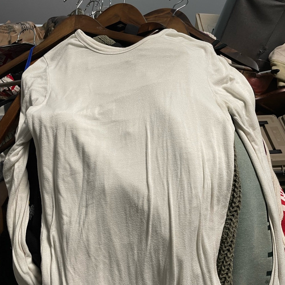 Black and white under shirts they were $35 each